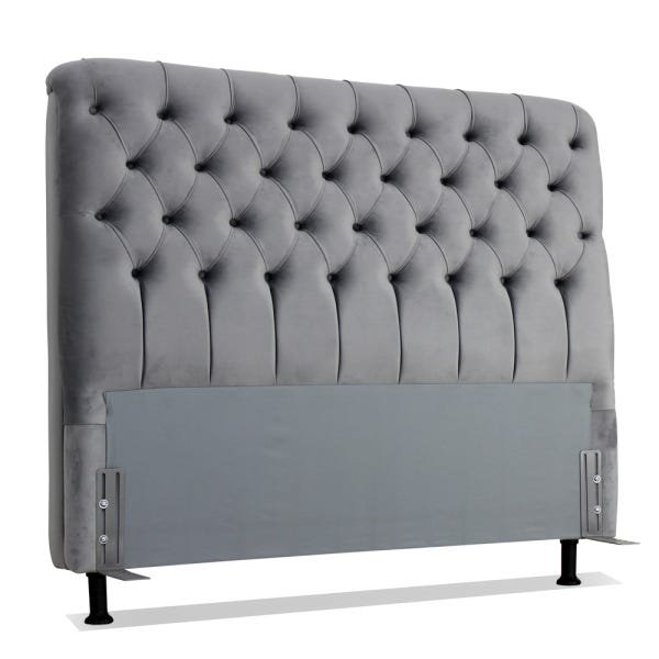 Cabeceira Captonê Queen 1,58m - Cinza