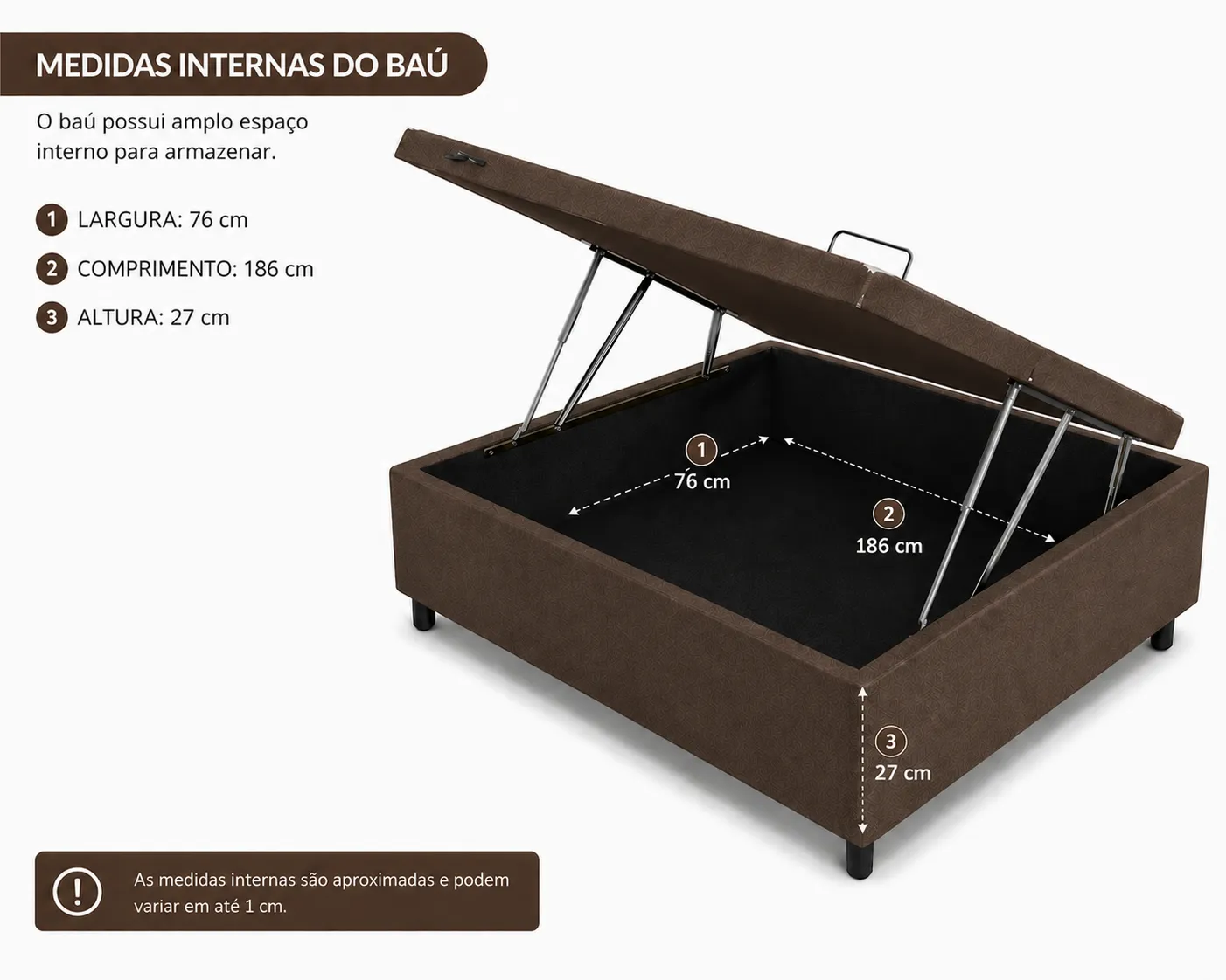 Cama Box Solteirinho 78cm foto 2
