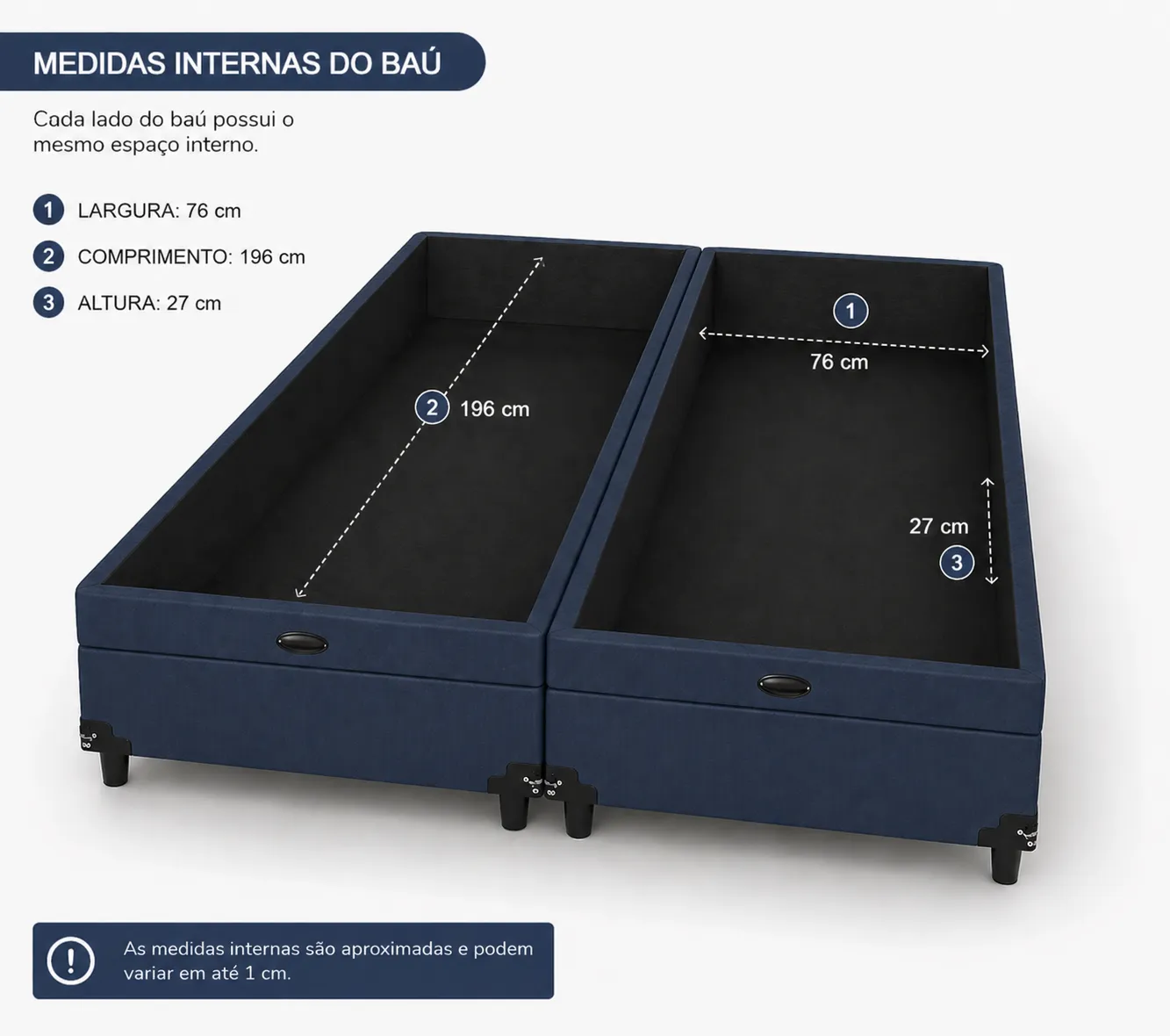 Cama Box Bipartido Queen 158cm foto 3