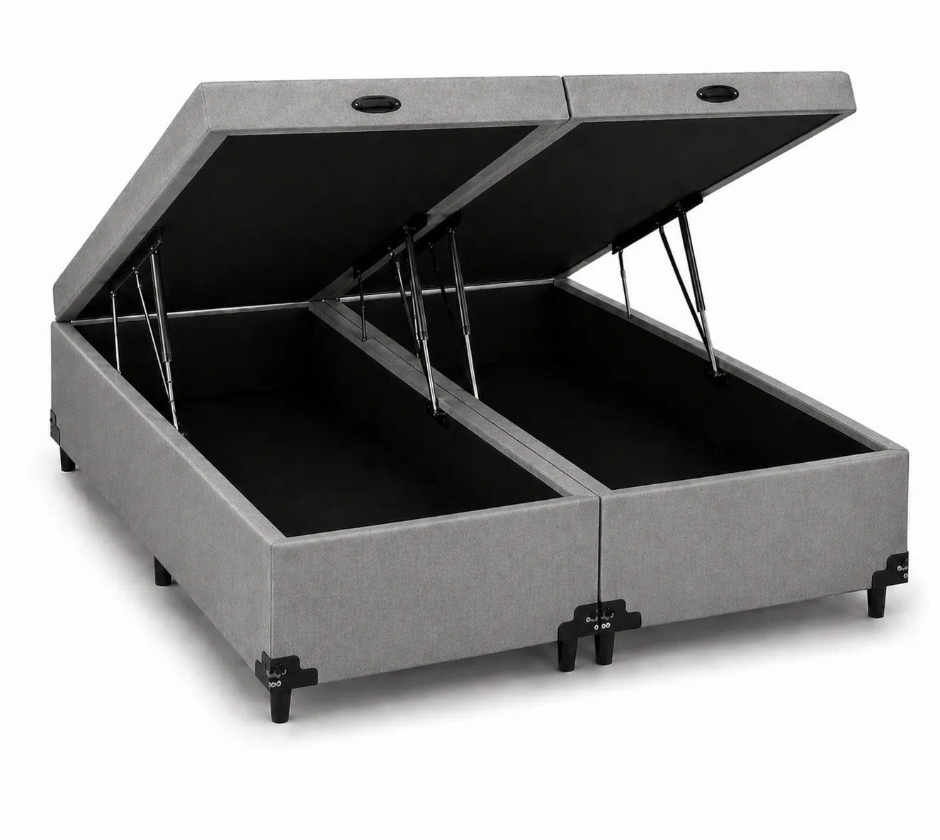 Cama Box Baú Bipartido Queen 158cm