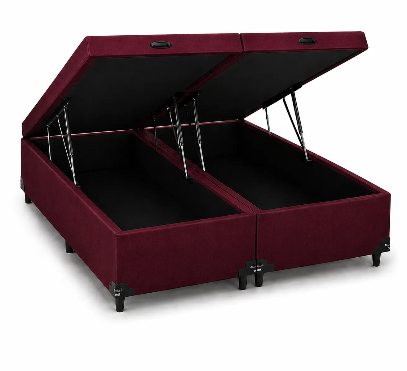 Cama Box Bipartida Queen 158cm