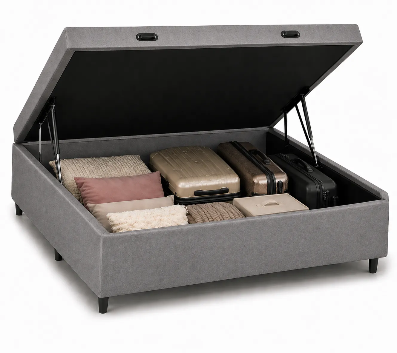 Cama Box Baú Casal 138cm