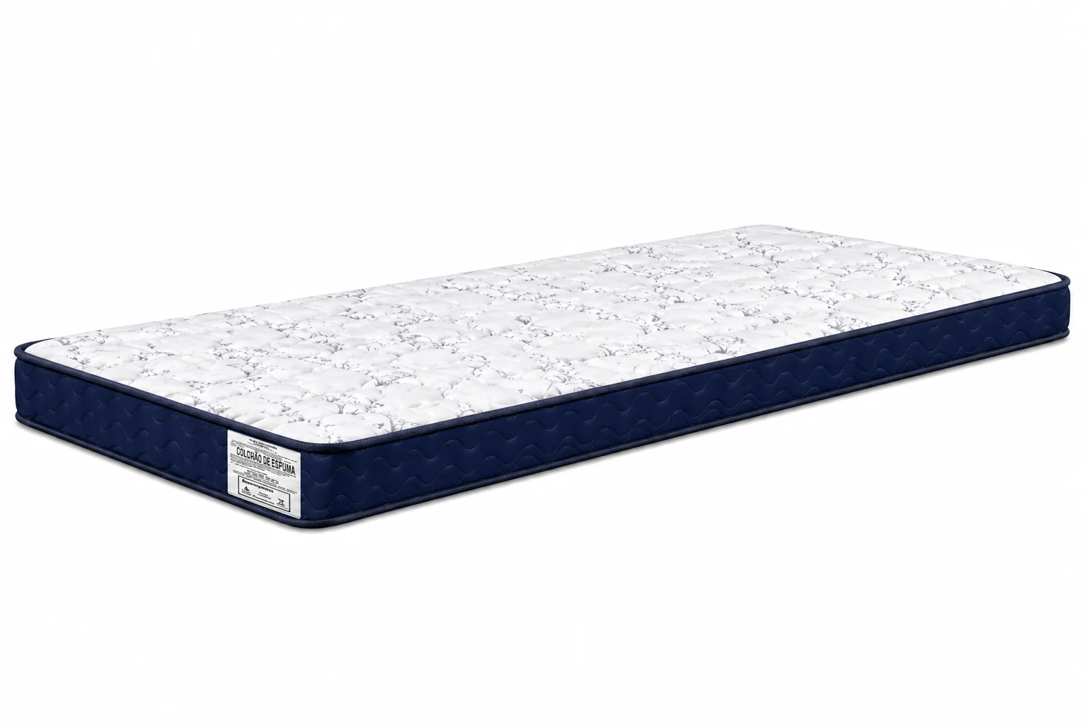 Colchão D23 AP Solteiro 0,88 12cm - Azul