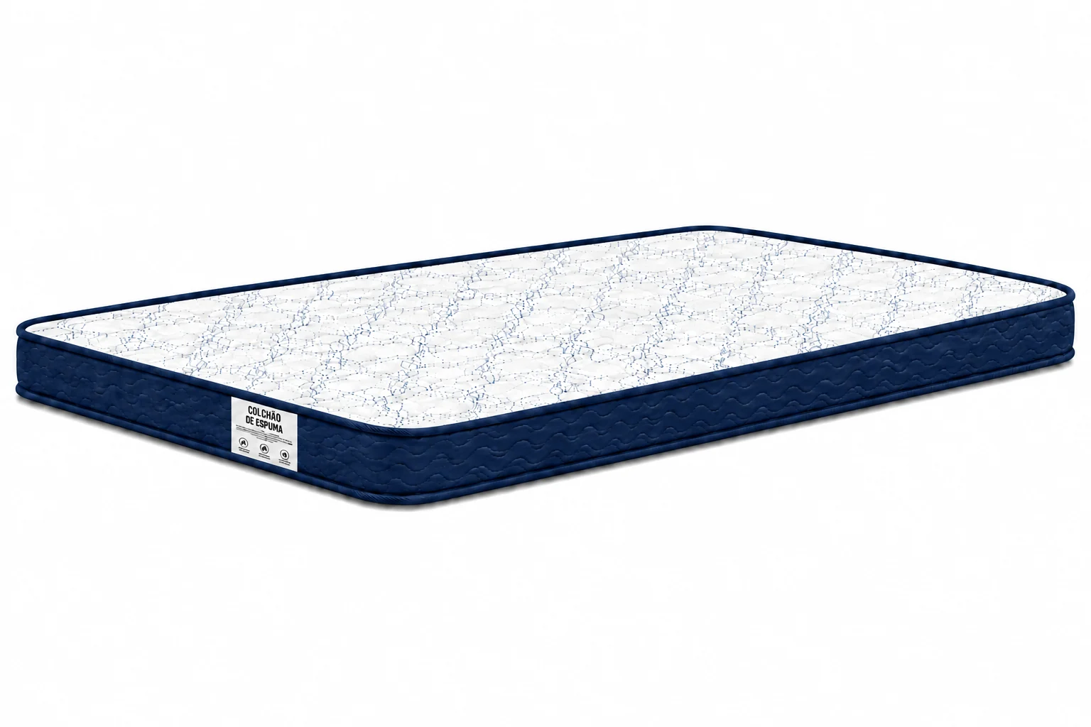 Colchão D23 AP Viúva 1,28 12cm - Azul