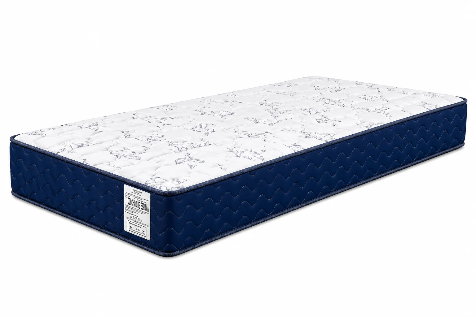 Colchão D33 Solteiro 0,88 20cm - Azul