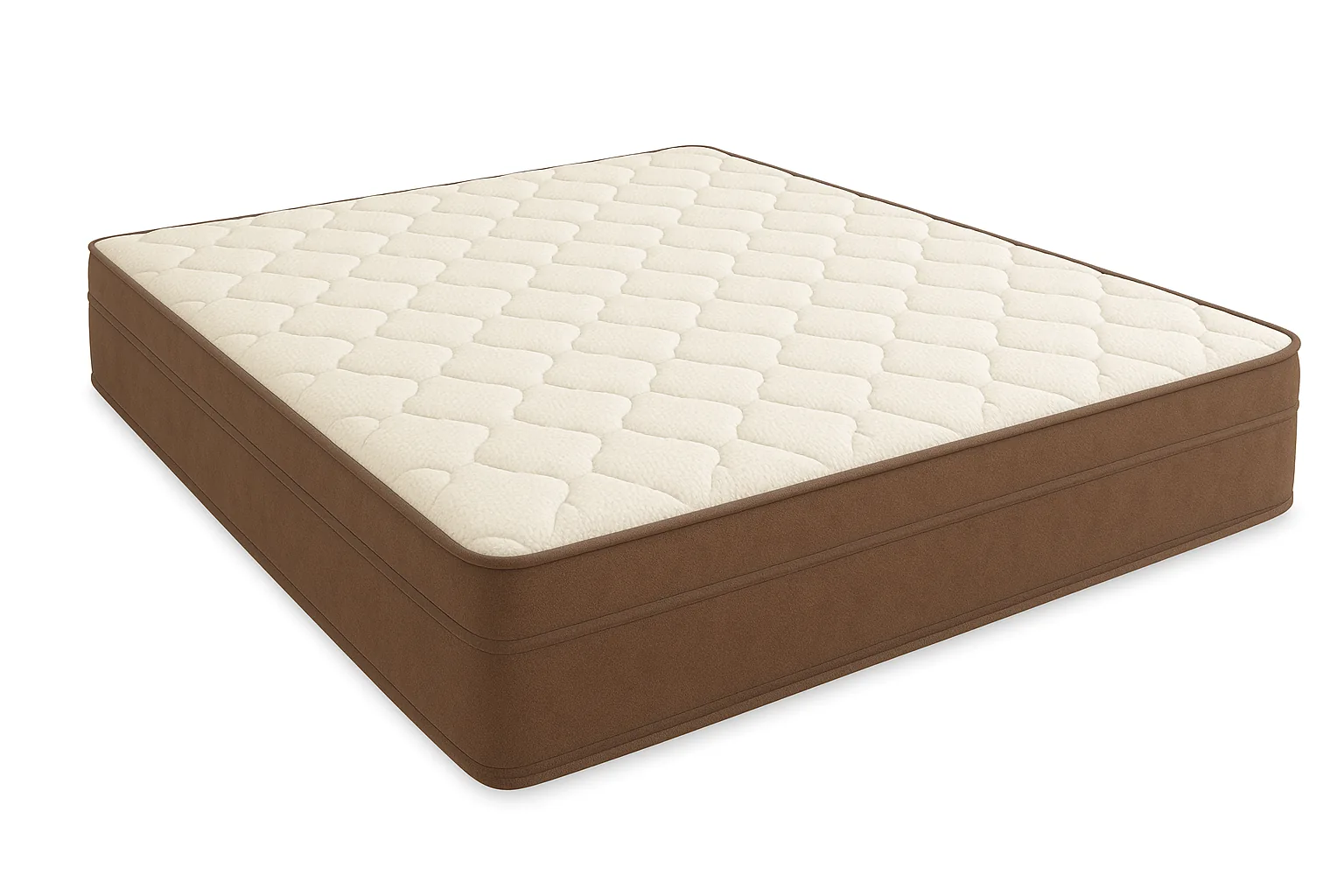 Colchão Mola Bonnel Queen 1,58 28cm - Marrom