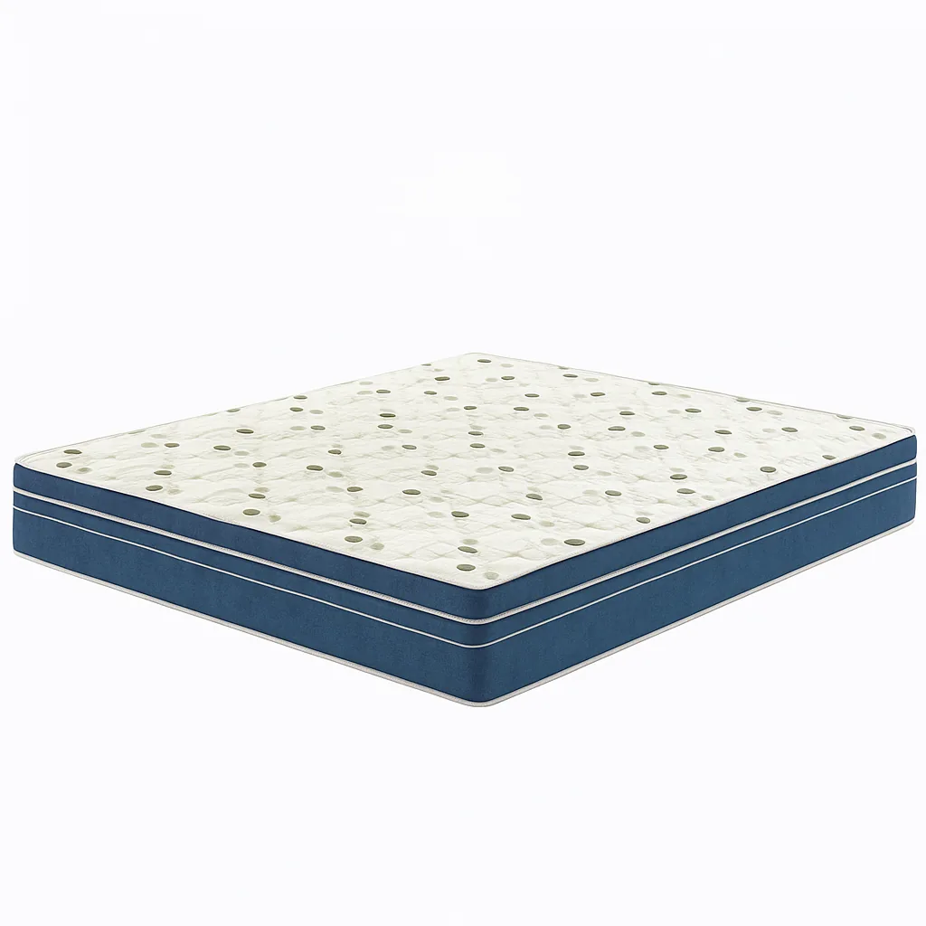 Colchão Mola Ensacada Queen 1,58 28cm - Azul