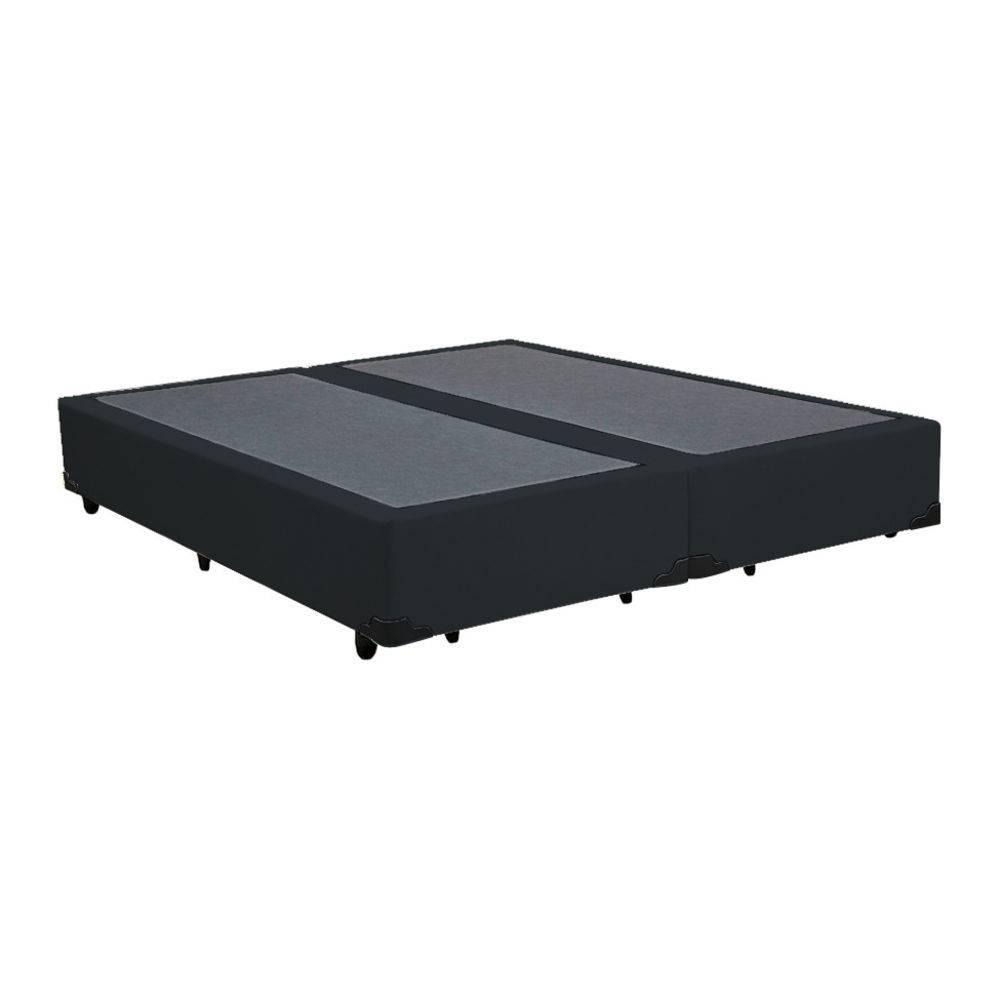 Kit Cama Box + Colchão D33 Queen 1,58m - Preto