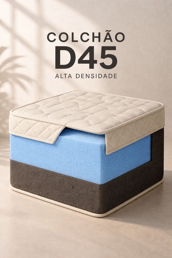 Kit Cama Box + Colchão D45 King 1,98m - Preto foto 4